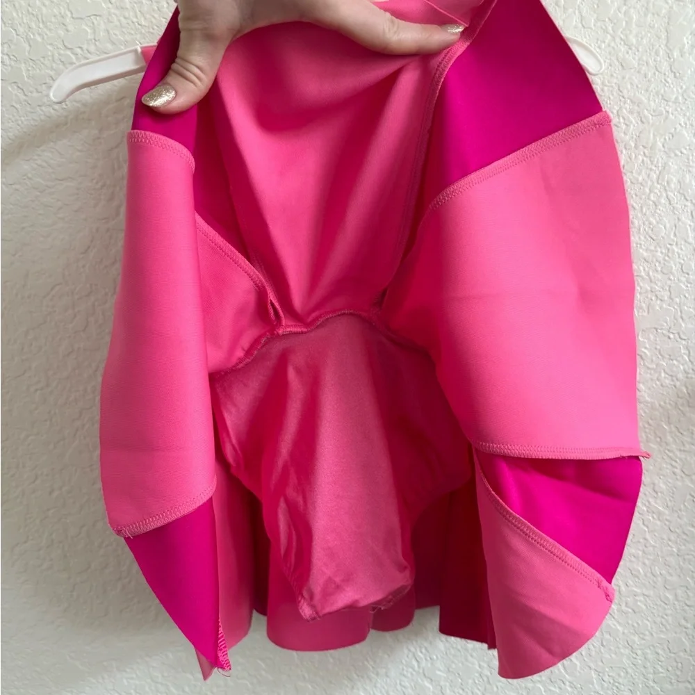 Weissman Never Gonna Not Dance Again Pink Dance Dress Costume XS Child Sequin